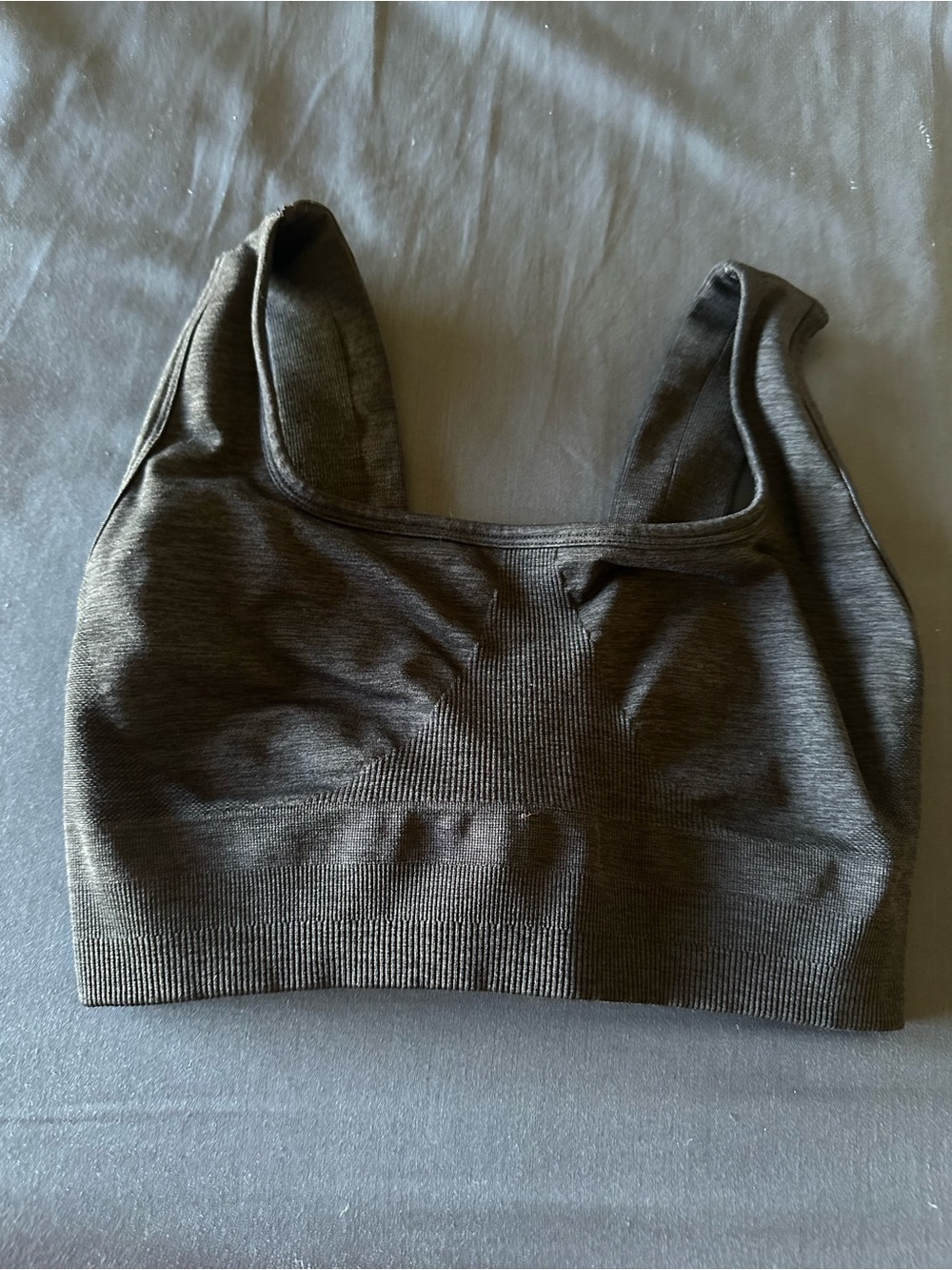 BuffBunny Black Seamless Scoop Sports Bra